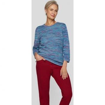 Rabe Strickpullover in melierter Farbe