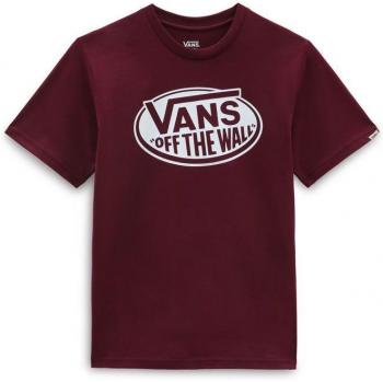 Vans OTW Camiseta Redonda para Niños, Rojo Oscuro, S