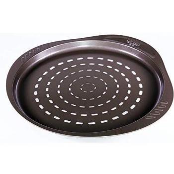 Pyrex Asimetria Heavy-Duty Pizza Baking Tray, 32 cm, Brown