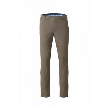 MEYER Chino Canvas – Herren, 98 % Baumwolle, 2 % Elasthan, Braun