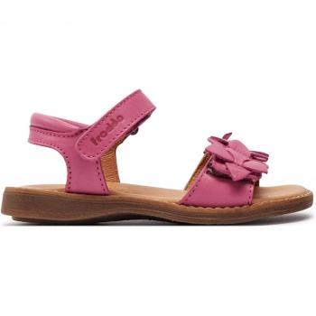 Sandalen LORE in Fuxia mit Blumen
