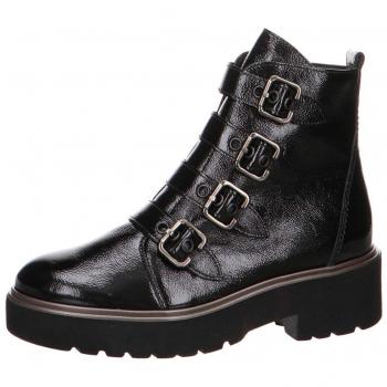 Schwarze Lackleder‑Fashionboots von Paul Green, 38 (Damengröße)