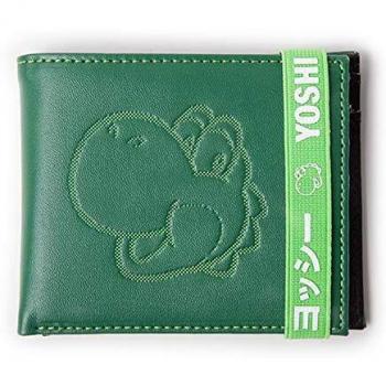 Cartera Difuzed Bros Dots Bi-Fold Yoshi V2, Super Mario Unisex Adulto, Verde