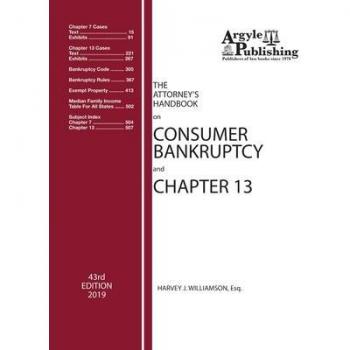 Argyle Publishing Co. Attorney's Handbook on Consum. Bankruptcy