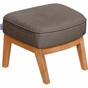 COZY Hocker von TOM TAILOR HOME, mit Kedernaht und Buchefüßen