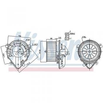 Nissens 87179 Sistema de Calefacción Automotriz
