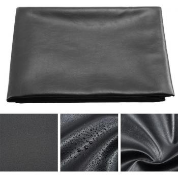 Black PVC-coated Motorcycle Seat Cover 70x100cm