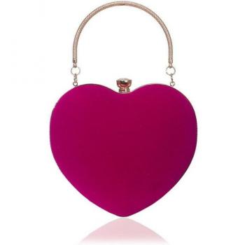 Heart-Shaped Mini Shoulder Handbag