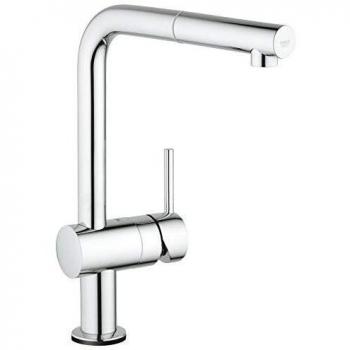 GROHE Robinet de cuisine évier K7, robinet douchette extractible, déclenchement électronique tact