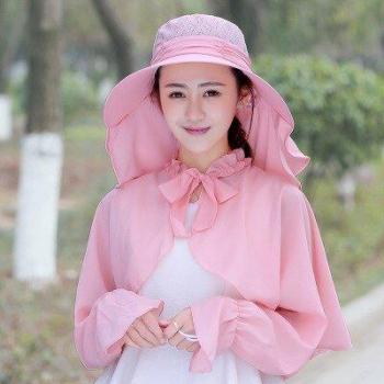 SUOGRY Summer UV Protection Hat with Shawl