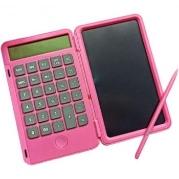 Tableta de escritura digital con calculadora