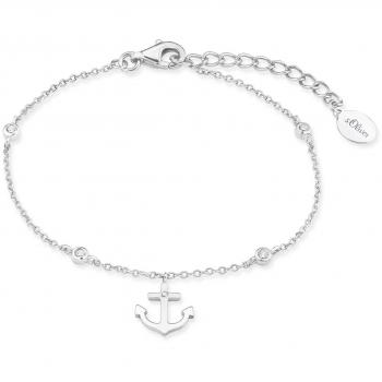 Brassard féminin S Oliver 2017249, argent et zirconium