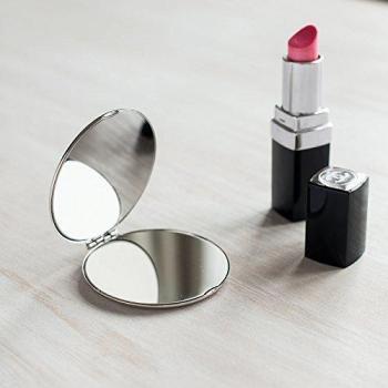 Philippi Rondo Miroir de poche argenté