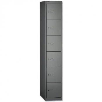 Bisley 6 Door Locker 305x457x1802mm Goose Grey CLK186 GOOSE BY09217