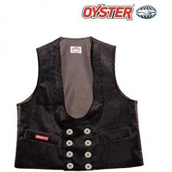 Oyster Kluft-Weste Schwarz Dreidraht 54