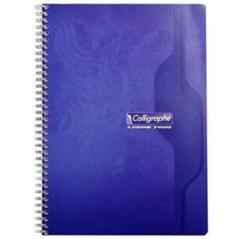 Cahier de notes grand format A4 180 pages avec reliure complète Q.5X5 7