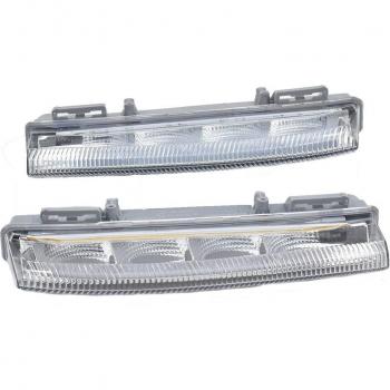 2PCS For MERCEDES W204 C63 AMG 2007-2014 LED Fog Lights DRL 204 906 89 00 204 906 90 00