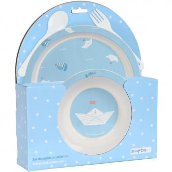 SAFTA SET DE PLATOS Y CUBIERTOS SAFTA PREESCOLAR SHIP