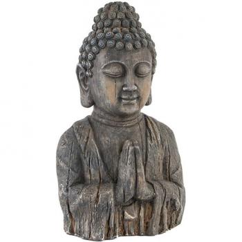 Dekorative Buddha Figur aus Fiberglas – 28 × 20 × 50 cm