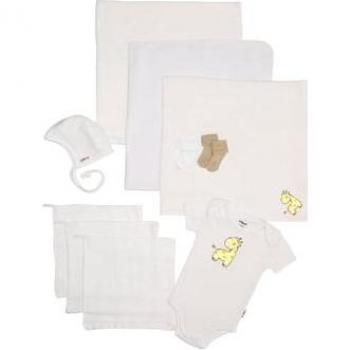 Liliput Baby Erstausstattungs-Set Giraffe 10-teilig weiß Gr. 62/68