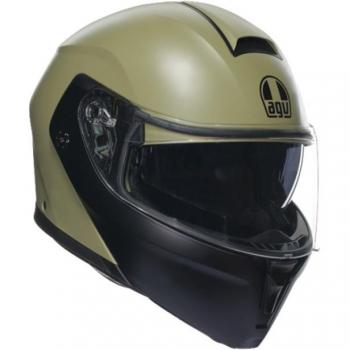 AGV Streetmodular Mono Klapphelm Schwarz/Grün 2XL