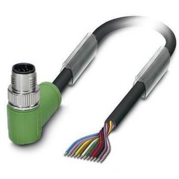 Phoenix Contact 1554830 Sensor-/Aktor-Steckverbinder, konfektioniert M12 Stecker, gewinkelt 5.00 m