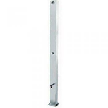 Idral 09231/L – Colonna Doccia con Miscelatore Monocomando e Rubinetto Lavapiedi Manuale, Acciaio Inox