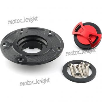 CNC Billet Keyless Fuel Tank Cap Cover for Aprilia RS125/RS250 RSV1000 Mille Shiver 750 Tuono 1000
