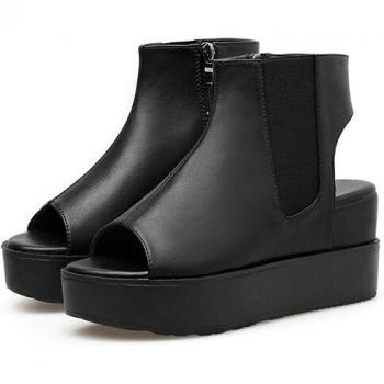 Tobillo Alta Moda Botas de Dedo