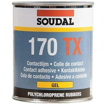 Soudal 170TX Yellow Thixotropic Contact Glue – 750 mL Tin (24)