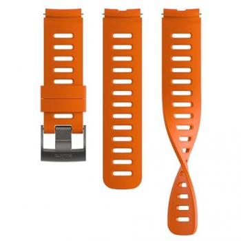 Suunto cinturino in silicone 22 mm per immersione tangerine