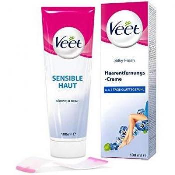 Veet Creme zur Haarentfernung für sensible Hautpartien