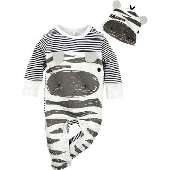 Long Sleeve Elephant Romper for Baby Boys – E14