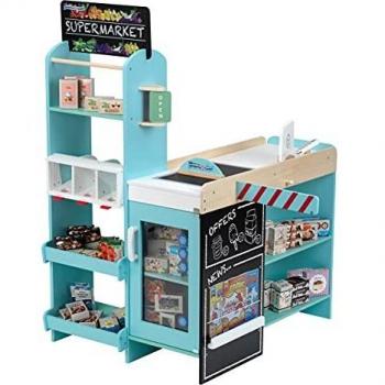 Theo Klein Supermarkt Holz mit Zubehör