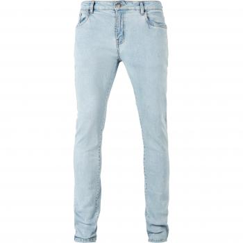Urban Classics Pantaloni denim slim fit zip Light Blue 29