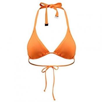 Seafolly S65 Slide Tri Bikini Top, Arancione Donna