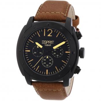 Herren-Arc de Esprit XL Baker Chronograph, Quarz, Leder, Modell ES106391003