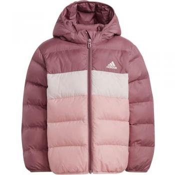 Adidas Girl’s Pink Synthetic Down Padded Jacket – Red