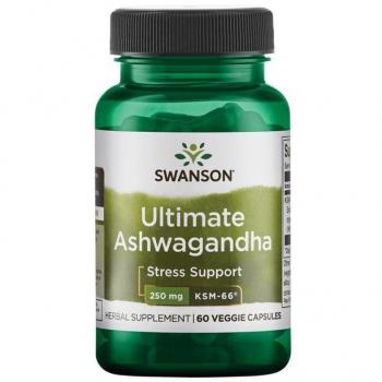 Swanson Ultimate KSM-66 Ashwagandha 250mg 60 Capsules