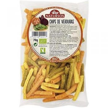CHIPS VERDURAS BIO 70GR NATURSOY