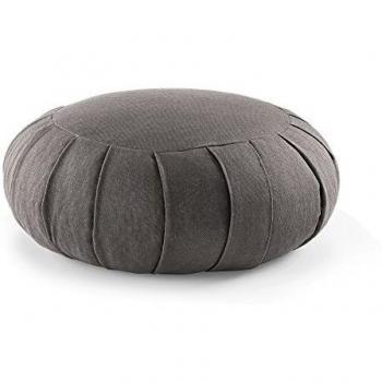 Cuscino Zafu Lotuscrafts – 15 cm, cotone, farro, certificato GOTS
