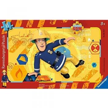 RAVENSBURGER Kinderrahmen Puzzle „Sam in Aktion“ – 15 Teile, 3 Jahre+
