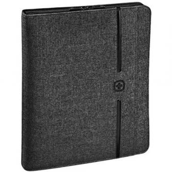 Wenger/SwissGear 601360 Personal Organizer Padfolio with Tablet Pocket Polyester Grey and Black