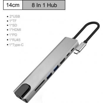 QuickCharge 8‑en‑1 Hub