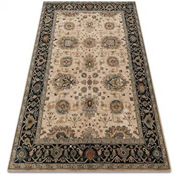 Beige Tesoro Wool Floor Covering 200x300 cm