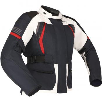 Richa Phantom 3 Motocross Jacket Femenina – Gris/Rojo/Azul (XL)