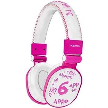 Auriculares DJ Graffiti Approx (Rosa)