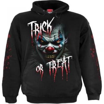 Spiral Trick Or Treat Black Hooded Sweatshirt for Men (S to 4XL)