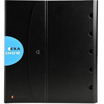 Exacompta Exashow Presentatiemap A4 Horizontaal Polypro Zwart 56034E