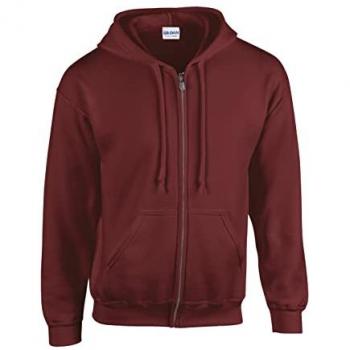 Gildan Heavy Blend Herren Kapuzenjacke – Braun, L